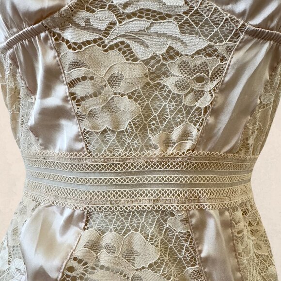 Blush Satin & Lace BodySuit - Picture 5 of 5